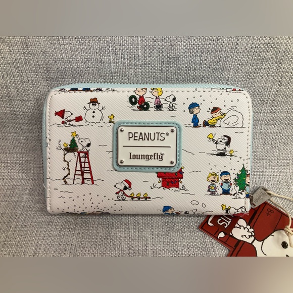 Bags Loungefly Peanuts Happy Holidays Zip Around Wallet Poshmark
